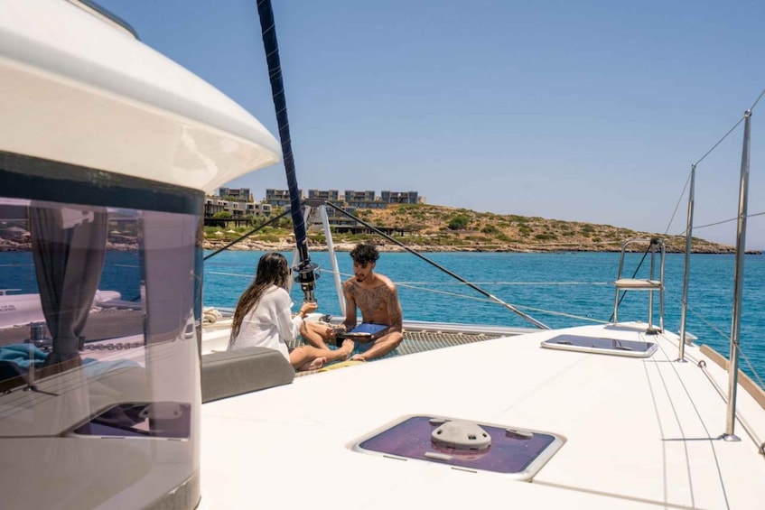 Picture 10 for Activity Souda: Premium Catamaran Cruise to Marathi Bay with Lunch 5