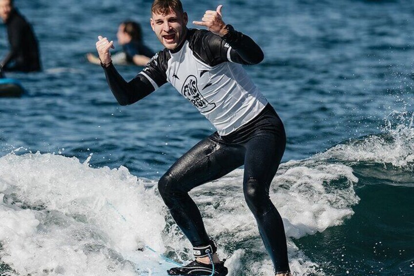 Group Surf Lesson in Playa de las Americas