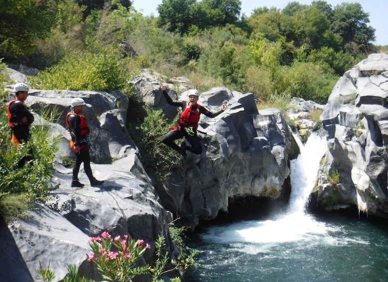 Canyoning and bodyrafting in the Alcantara River 1