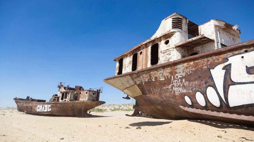 Picture 4 for Activity Daytrip from Khiva to Aral Sea Cemetery of Ships. All in one 3