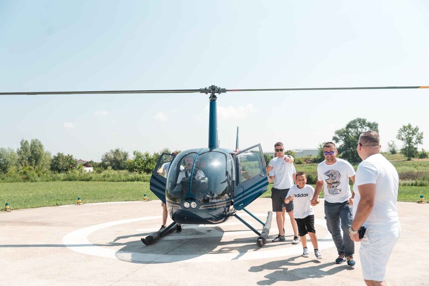 Picture 1 for Activity Belgrade: Helicopter Tour with Welcome Drink 3