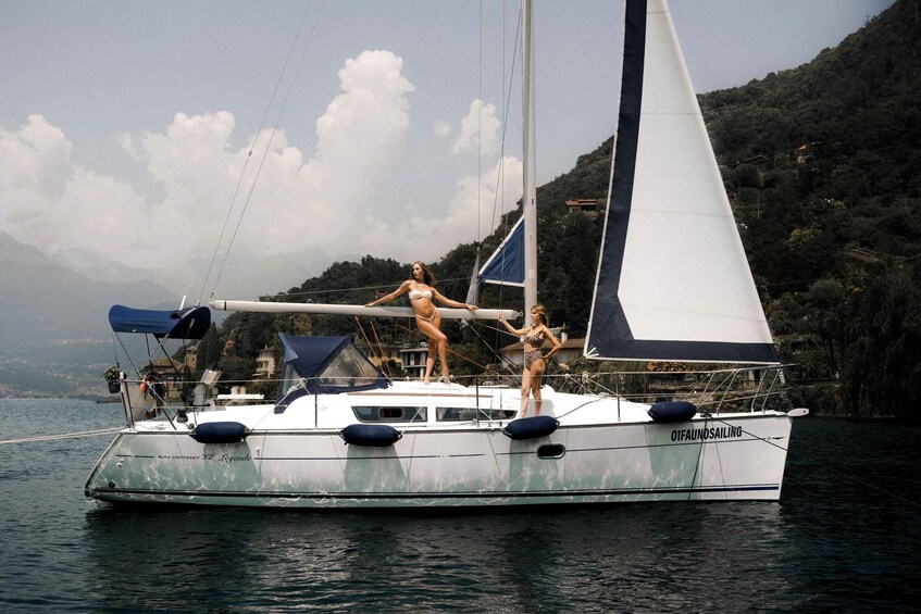 Picture 4 for Activity Lake Como: Sailing Boat Tour with Skipper and Aperitivo 2