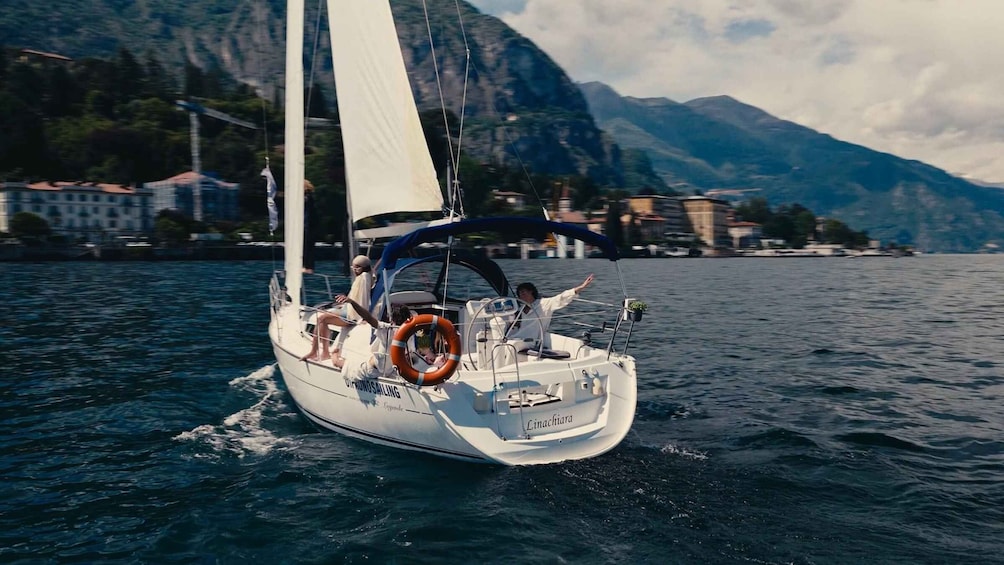 Picture 3 for Activity Lake Como: Sailing Boat Tour with Skipper and Aperitivo 2