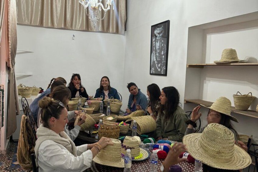 Create Your Own Colorful Moroccan Embroidered Basket 2