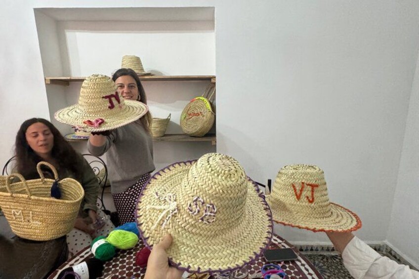 Create Your Own Colorful Moroccan Embroidered Basket 4