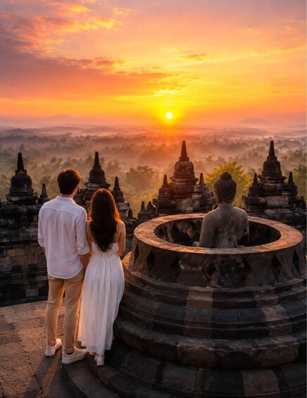 Yogyakarta; Borobudur Sunrise, Merapi Jeep & Prambanan Tour 1