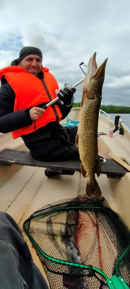 Picture 2 for Activity Luosto: Guided Private Fishing Trip on the Kitinen River 4