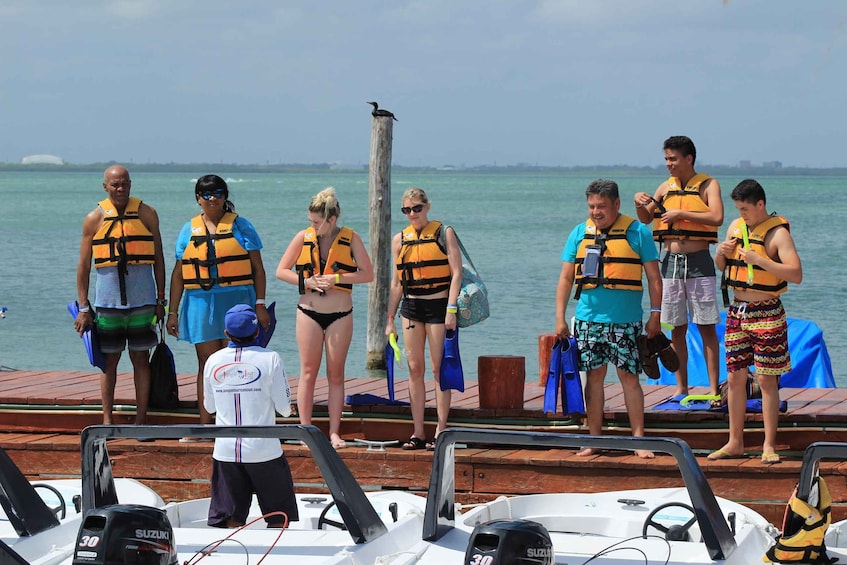 Picture 7 for Activity Cancun: Jungle Tour Adventure with Speedboat and Snorkeling. 5