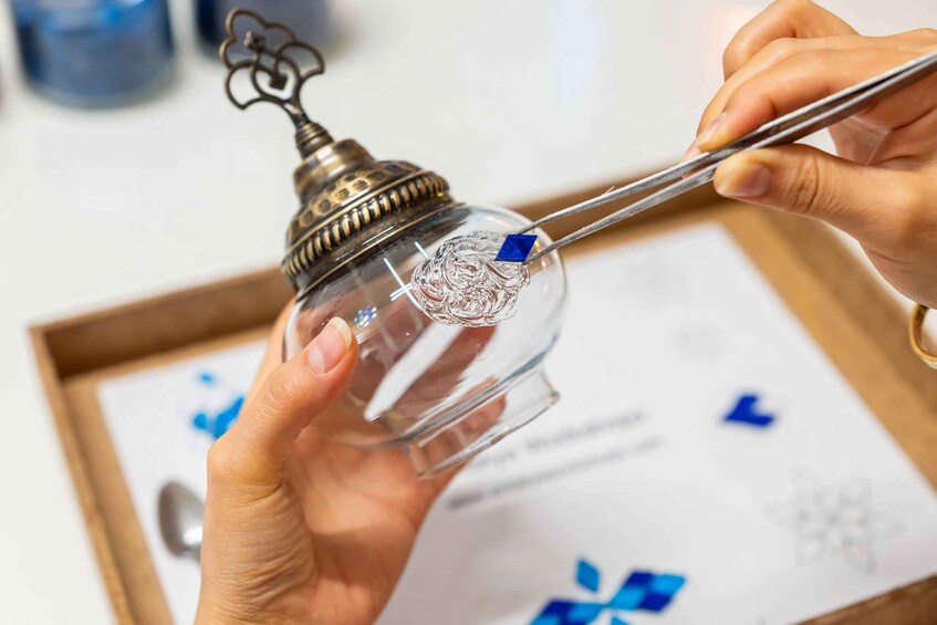 Picture 11 for Activity Antalya Old Town: Traditional Mosaic Lamp or Candle Workshop 5