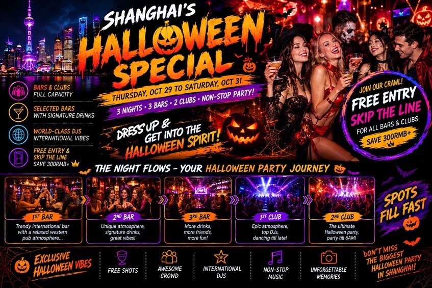 Picture 2 for Activity Shanghai Pub Crawl (Guided Bar Hopping) with Shots Included 3