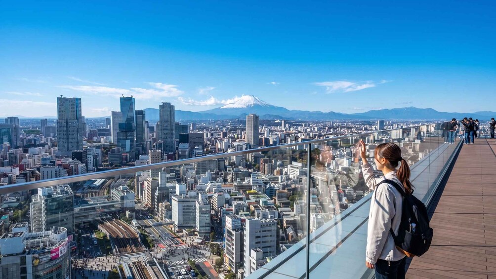 Picture 2 for Activity Tokyo: Shibuya Sky, Crossing & Hachiko Guided Tour 2