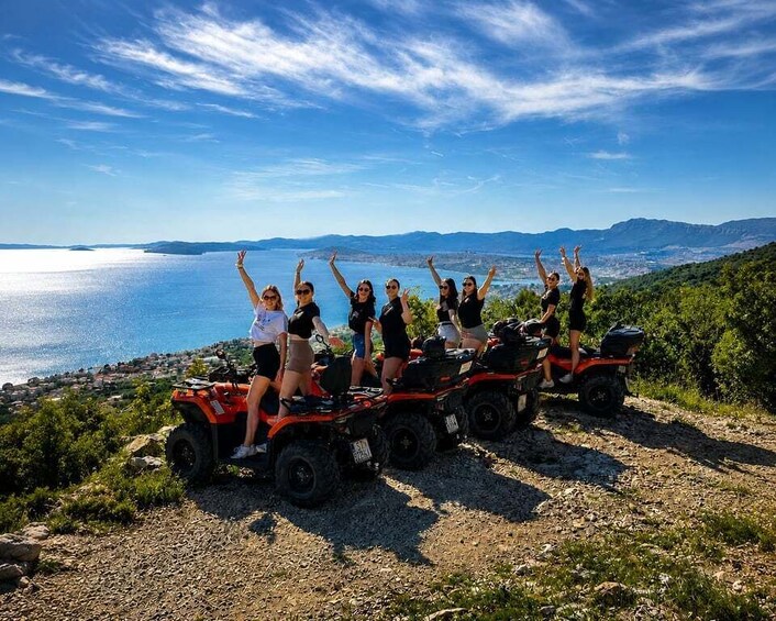 SPLIT: QUAD ATV Panorama Nature-Sea & Horses (optional) 2