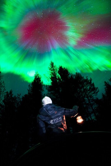 Picture 1 for Activity Rovaniemi: Northern Lights Tour 100% Guaranteed, Free Photos 2