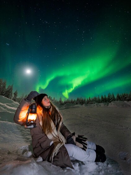 Picture 1 for Activity Rovaniemi: ⭐Northern Lights Tour | 100% Guaranteed & Photos⭐ 4