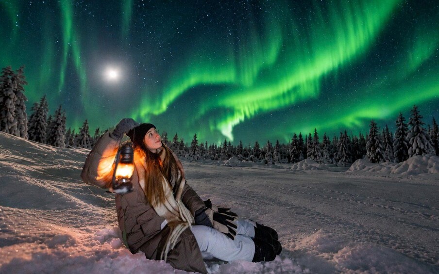 Picture 1 for Activity Rovaniemi: ⭐Northern Lights Tour | 100% Guaranteed & Photos⭐ 4