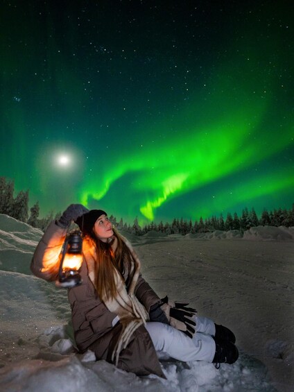 Picture 1 for Activity ⭐Rovaniemi: Authentic | Northern Lights Tour 100% guarantee⭐ 4