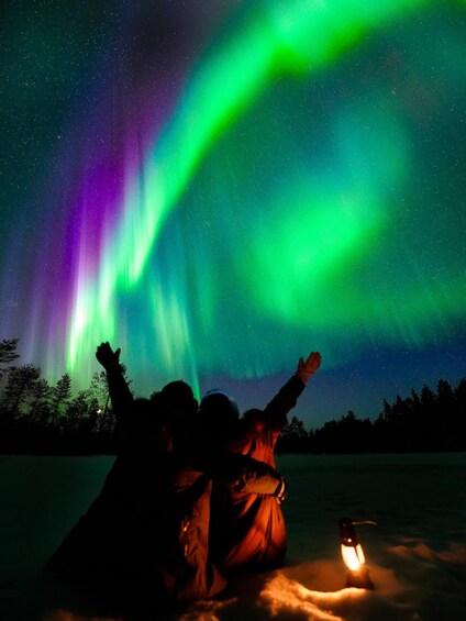 Picture 5 for Activity Rovaniemi: ⭐Northern Lights Tour | 100% Guaranteed & Photos⭐ 3