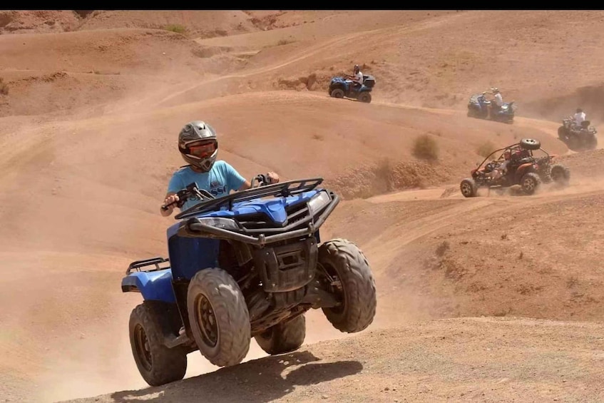 Picture 11 for Activity Marrakech: Agafay Desert Quad & Camel Rides With Dinner Show 3