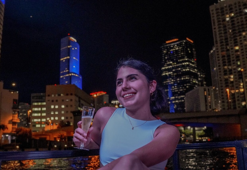 Picture 3 for Activity Champagne City Lights Boat Tour (Semi Private) 2