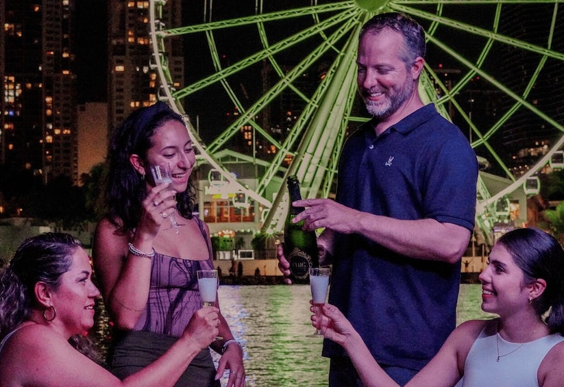 Champagne City Lights Boat Tour (Semi Private) 1