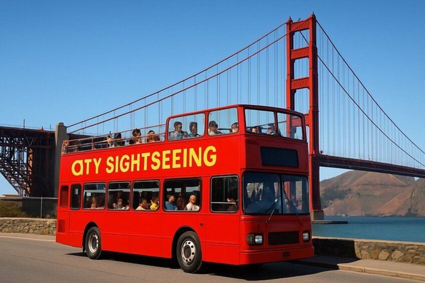 1 day Hop-on Hop-off in San Francisco 20 stops 8 hours 1
