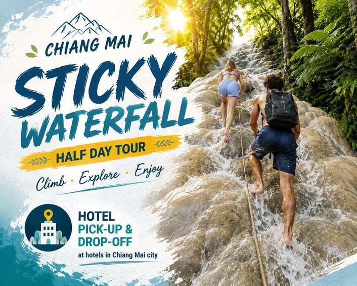Chiang Mai:Sticky waterfall (Half Day) Hotel Transfer 2