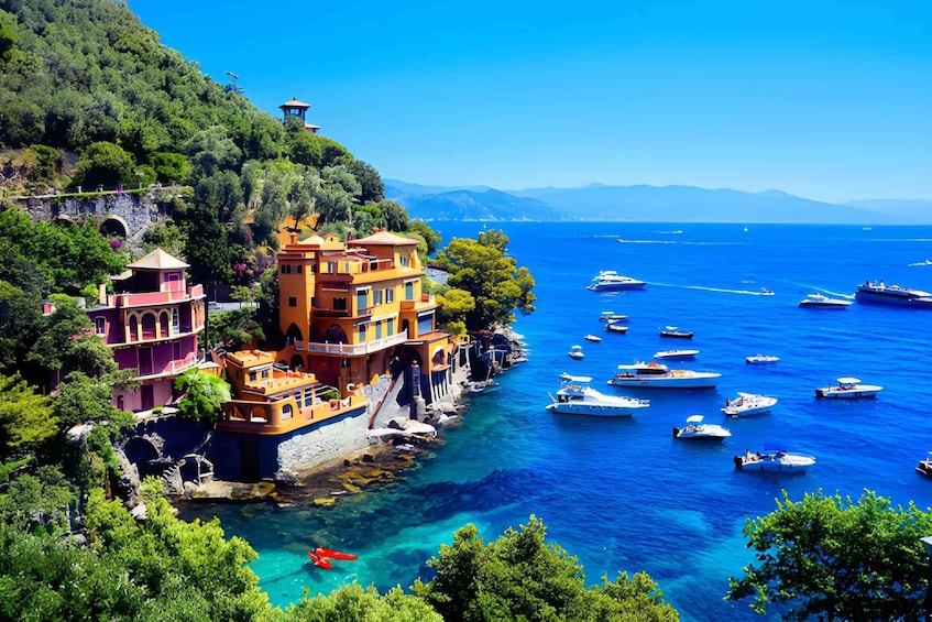 Picture 2 for Activity From Genoa: day trip with Portofino private boat ride 1