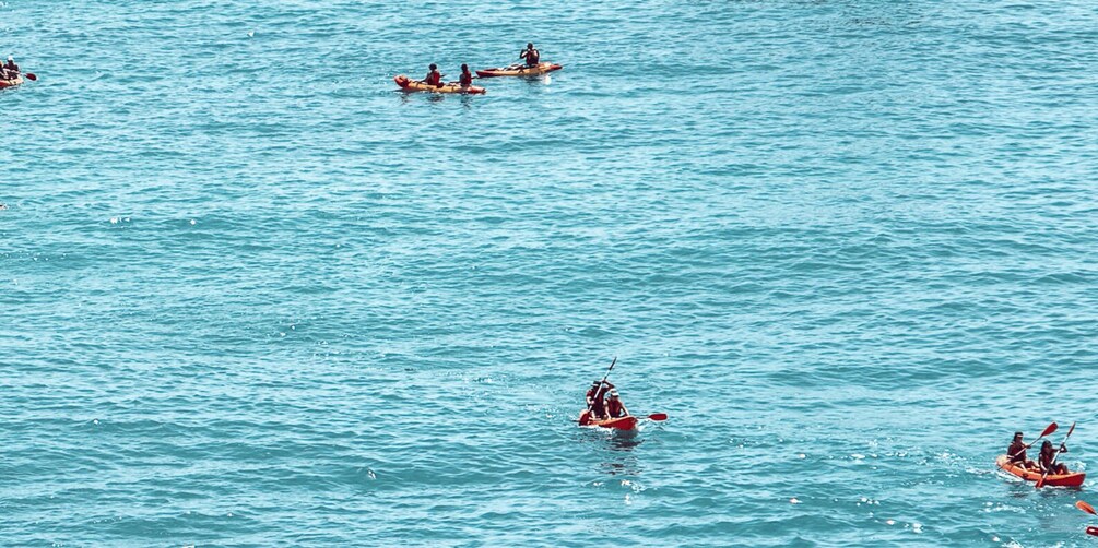 Picture 5 for Activity Benagil: Benagil Caves Sunrise Kayak Tour w/ Guide 4