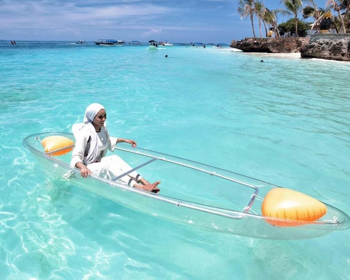 Picture 18 for Activity Zanzibar: Transparent Kayak and Drone (with Pickup Included) 2