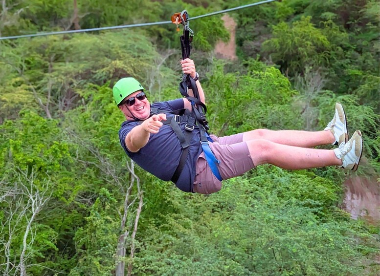 Picture 18 for Activity Oahu: 3 Zipline & All Inclusive Dolphin Watch Snorkel Cruise 2