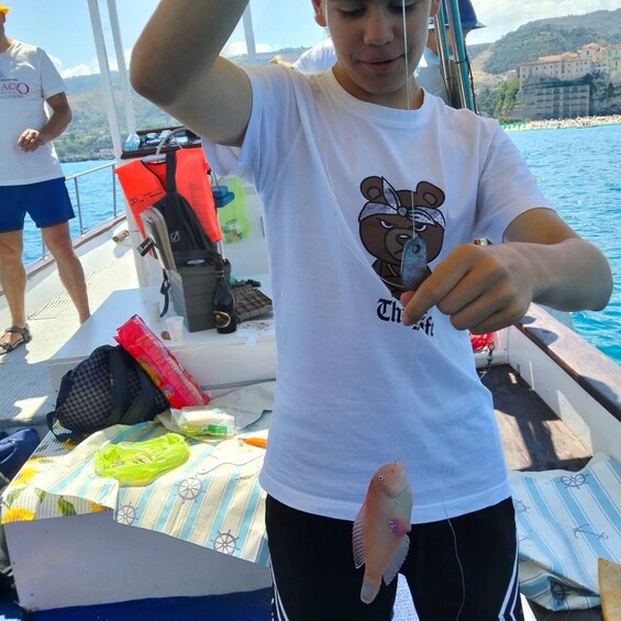 Picture 12 for Activity Tropea Capo Vaticano: Boat Tour with Aperitif and Swimming Stops 3