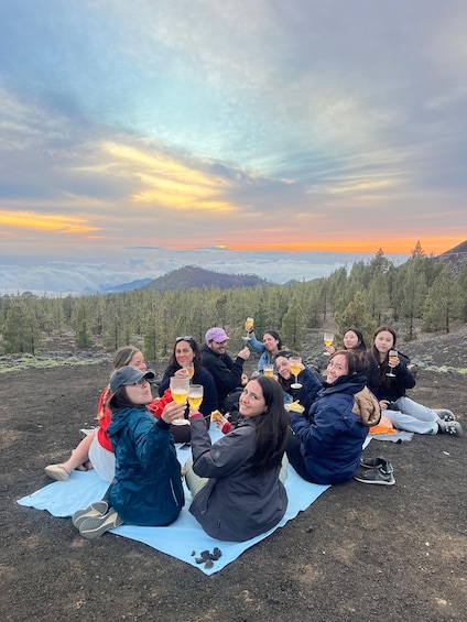 Picture 5 for Activity Tenerife: Teide National Park Sunset Picnic and Stargazing 2