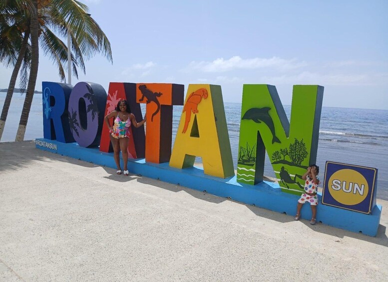 Picture 28 for Activity Roatan Monkey Sloth park Chocolate Rum sample Island Tour 3