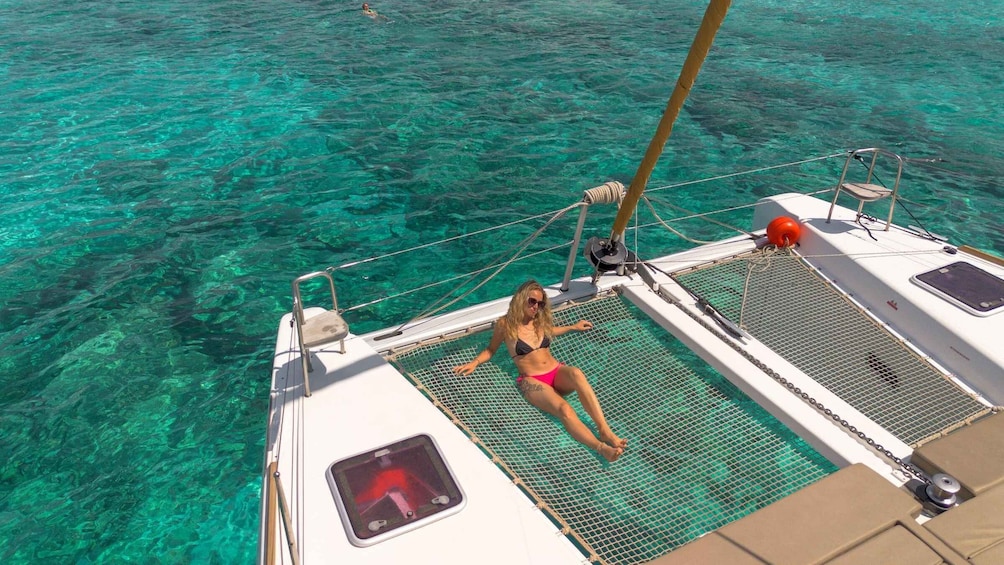 Picture 1 for Activity Elafonisi Sunset Catamaran Cruise: Sushi, Drinks, Transfer 5