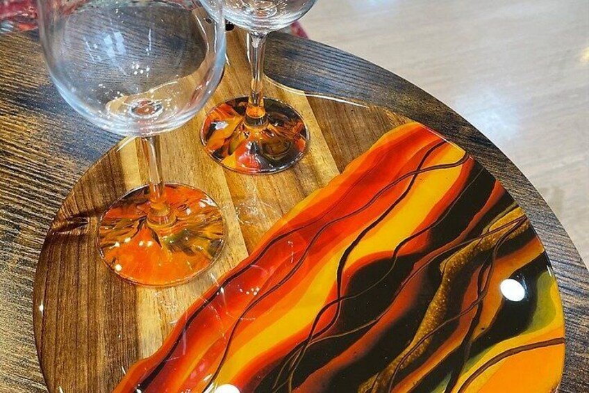 Fluid Art Charcuterie Boards 5