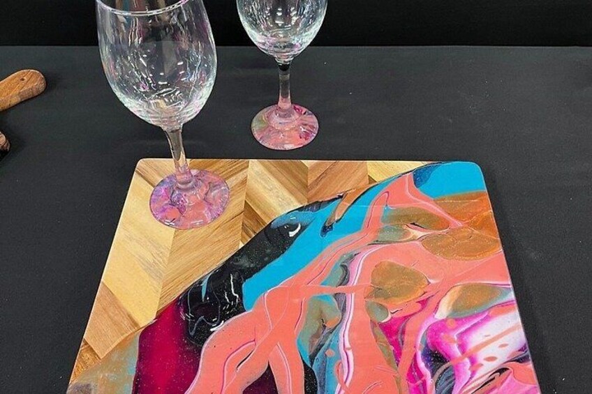 Fluid Art Charcuterie Boards 4