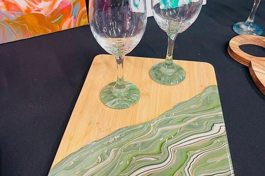Fluid Art Charcuterie Boards 3