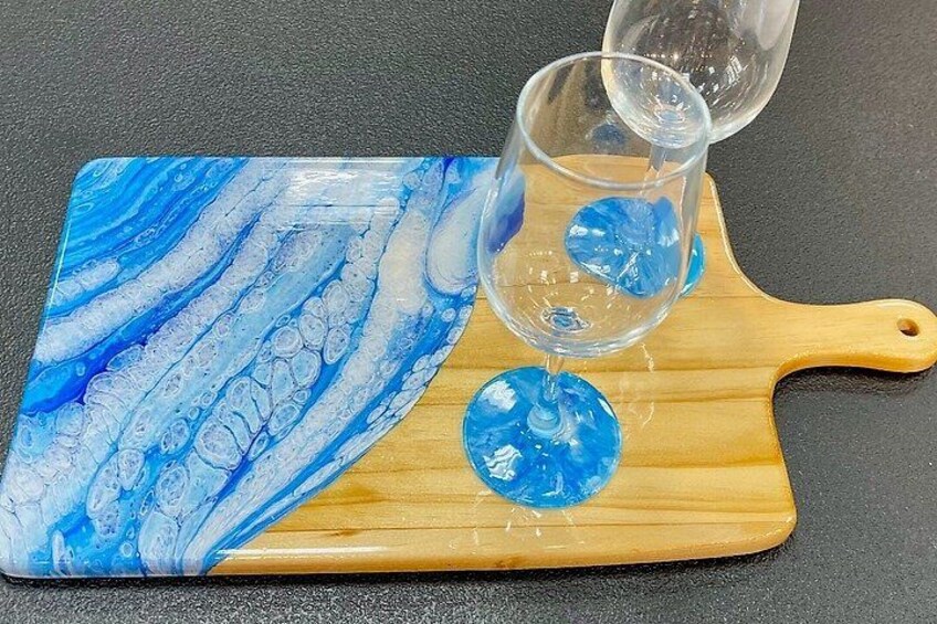 Fluid Art Charcuterie Boards 2