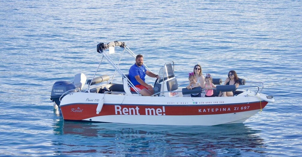 Picture 14 for Activity Hersonissos: Private Motorboat Rental - No License Needed 5