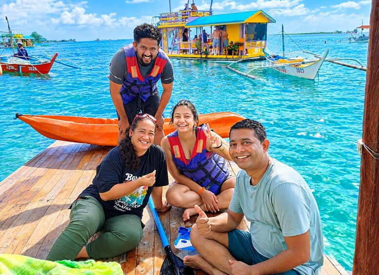 Picture 4 for Activity Little Boracay Beach Floating Bamboo Cottage w/ Picnic Lunch 5