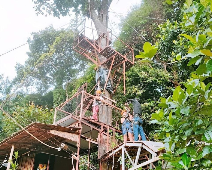 Zipline in Koh Samui Adventure activity tour 1
