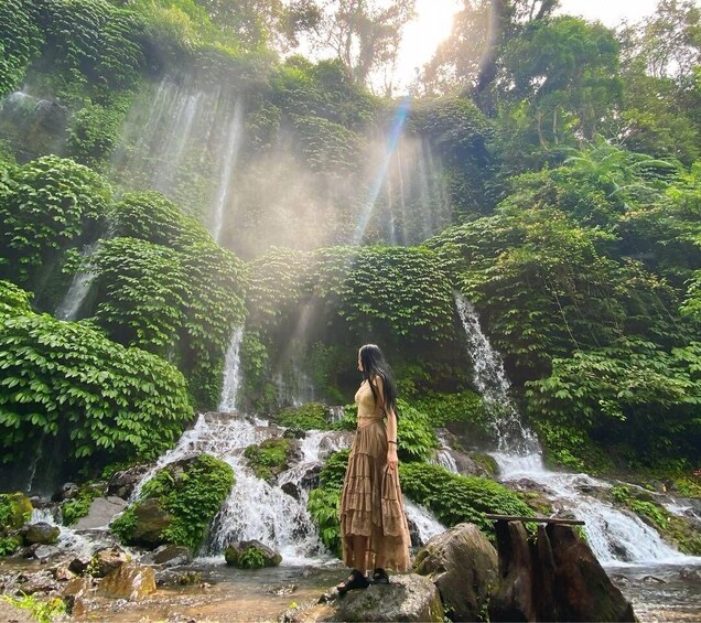 Picture 1 for Activity Benang Stokel & Kelambu Waterfalls: Culture, Beach & Sunset 3