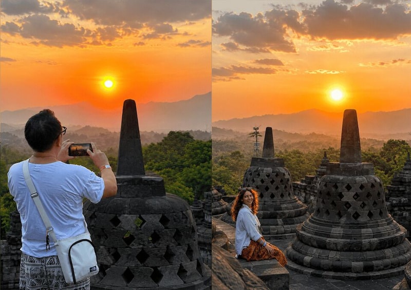 Yogyakarta: Borobudur Sunset Climb Up Shared Guided Tour 1