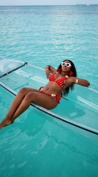 Picture 2 for Activity Zanzibar transparent kayak drone photoshoot 5
