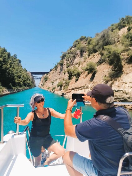 Picture 10 for Activity Corinth Canal Cruise: Ancient Ports, Crystal Waters &History 2