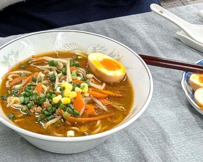 Nagoya: Miso Ramen Lesson with plenty of vegetables 1