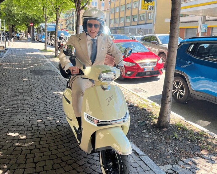 Picture 6 for Activity Lake Como: E-Vespa style Tour to Bellagio 3