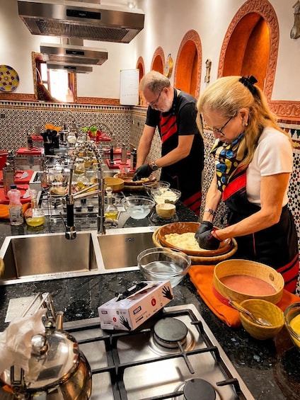 Picture 3 for Activity Fez: Bread Baking & Moroccan Crepes or Patisserie Workshop 4