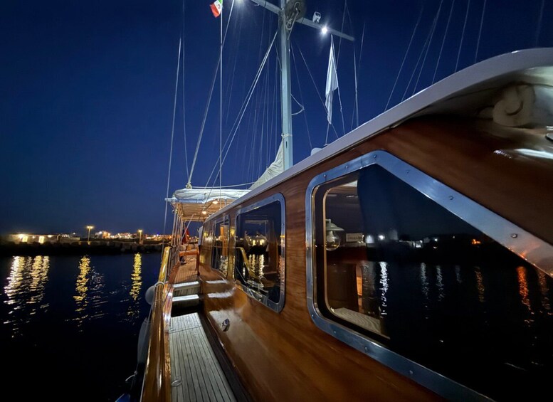 Picture 9 for Activity Lampedusa: Sunset Gulet Trip with Aperitif Dinner and Dolphin Watching 5