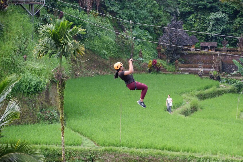Picture 3 for Activity Bali: Mount Batur Jeep Sunrise Tour & Ubud Zipline Adventure 2